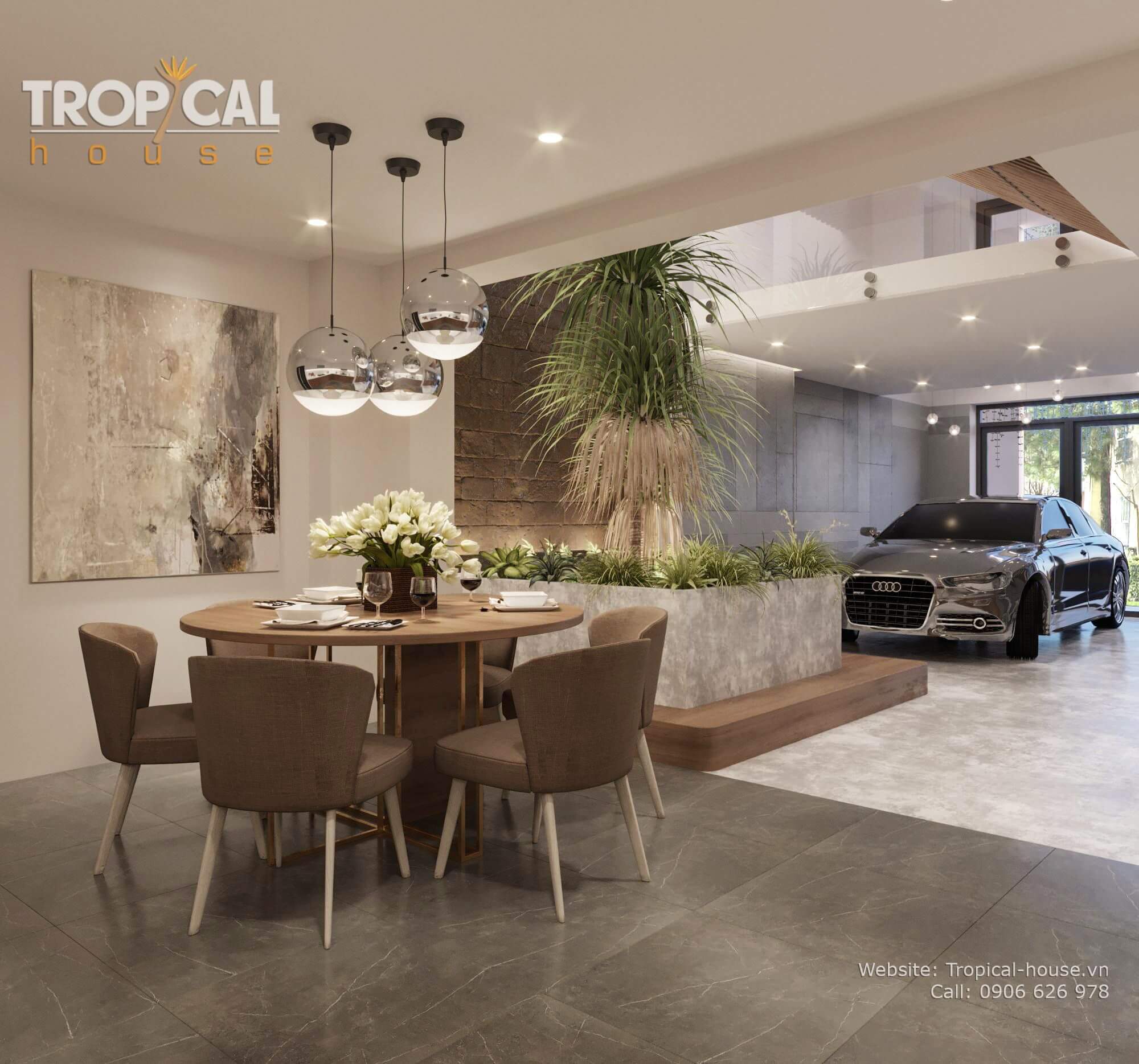 THIẾT KẾ NỘI THẤT NHÀ PHỐ MR VUI